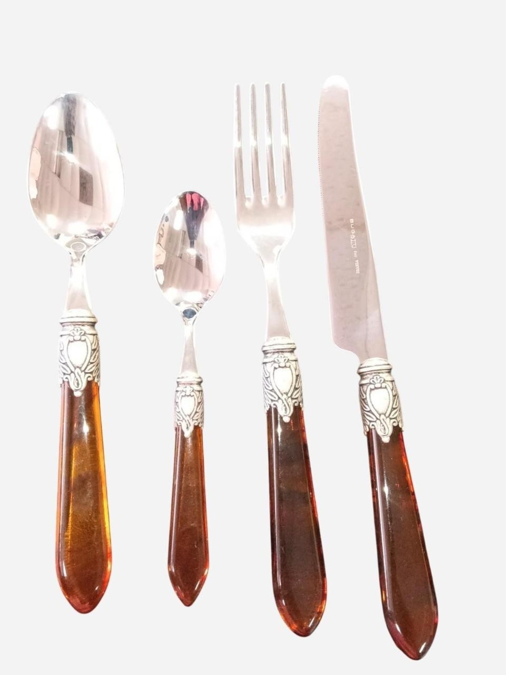 Bugatti for Vietri Stainless Dinner Knife - Silver